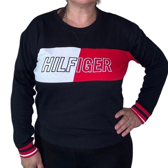 Tommy Hilfiger Sport Sweatshirt Colorblock Size: Large - Picture 5 of 5